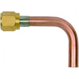 Flexflair RVS soldeerkoppeling 90° bocht 1/2-1/2