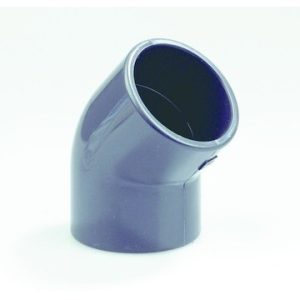 PVC HD knie 45gr 16 mm